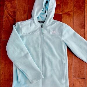 The North Face Kids Light Blue Zip-Up Hoodie